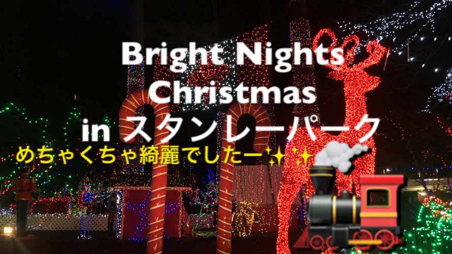 【無料】すごい綺麗だったスタンレーパークのBright Nights Christmasについて紹介　｜五代目美容師